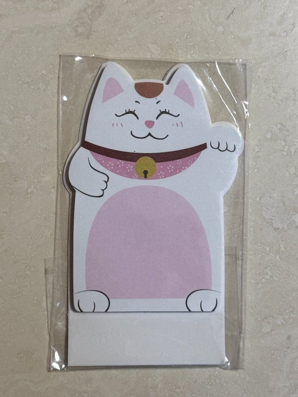 Lucky Cat Sticky Notes, Free Gifts with Purchase
